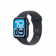 Apple Watch SE 3 GPS 44mm, Cassa in Alluminio Mezzanotte con cinturino Sport Mezzanotte - S/M